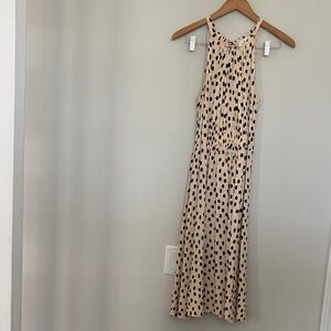 Kate Spade York Leopard Dot Halter Dress Sz 12 EUC